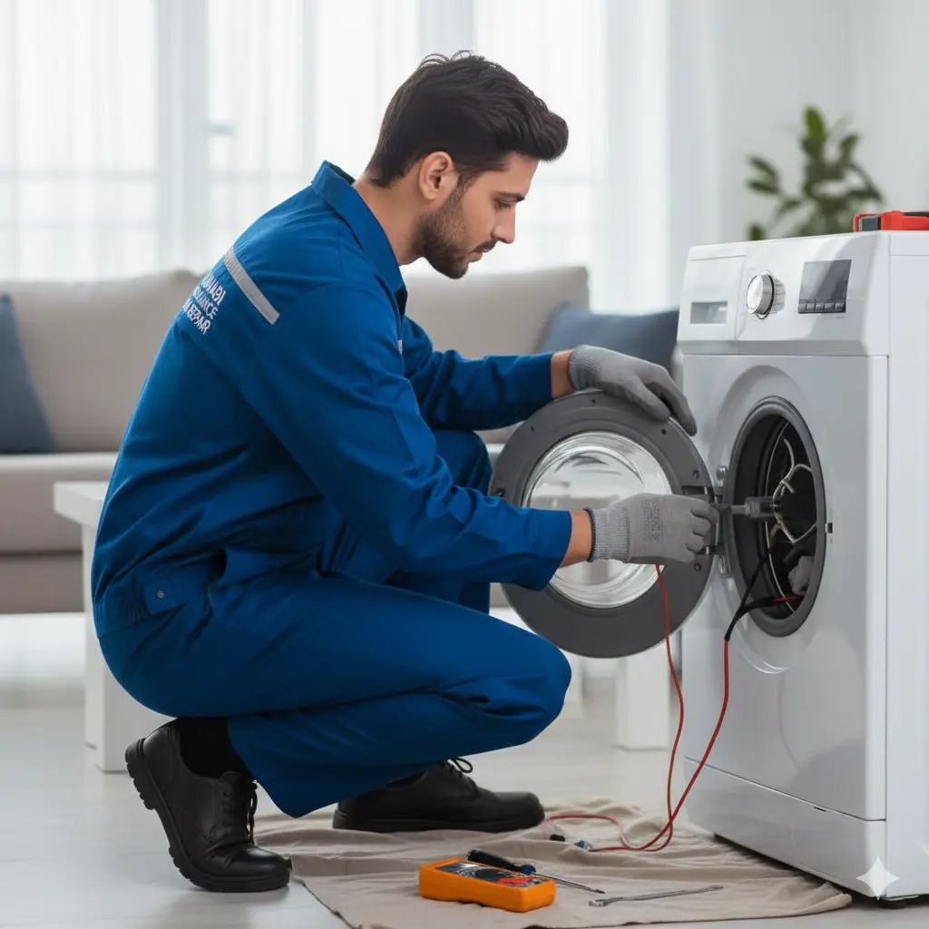 Washing machine repair in Abu Dhabi by certified technician